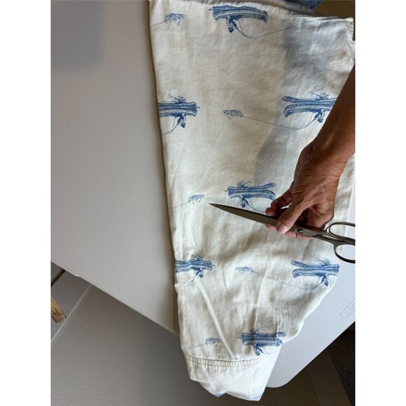 Fishing Mens XL Shirt Barn Fly Authentic Design White Button Up Short Sleeve - Picture 12 of 14